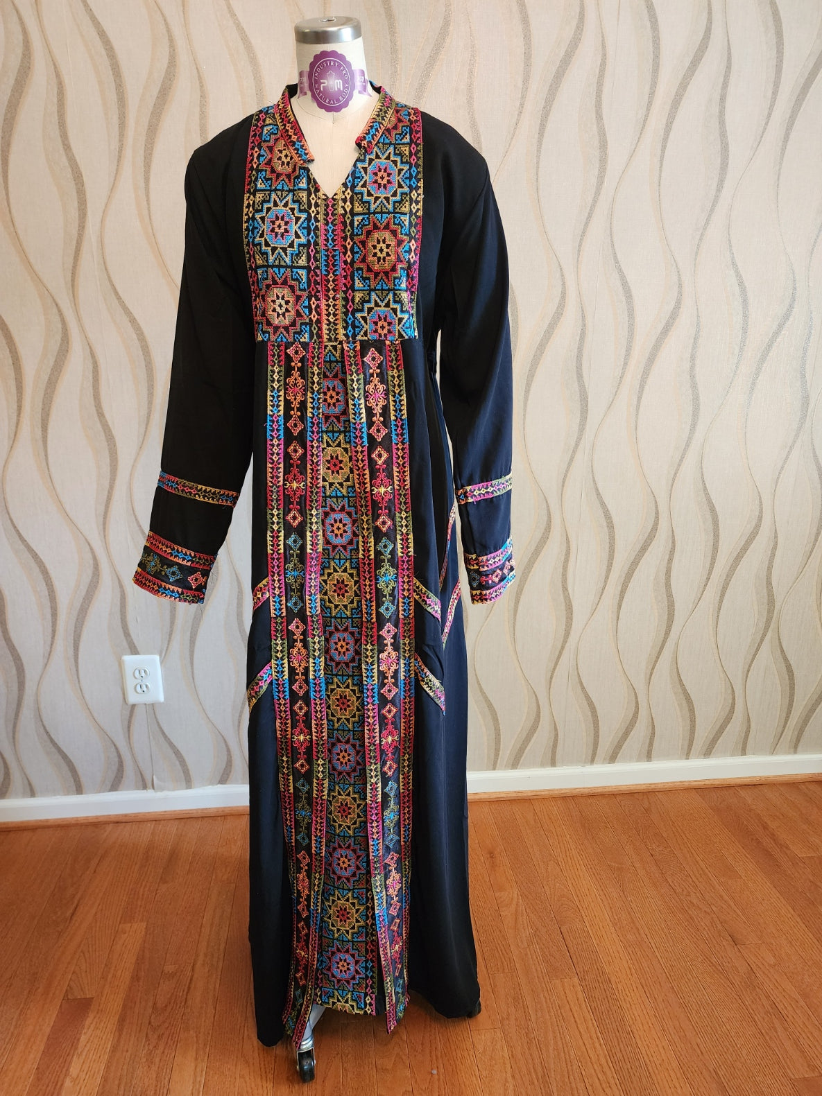 Palestinian Embroidered Thobe
