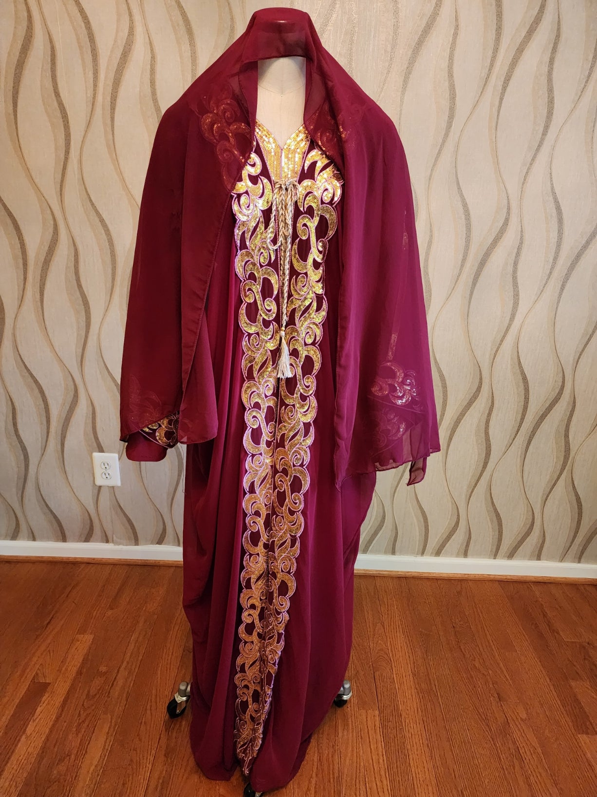 Maroon Color Koftan