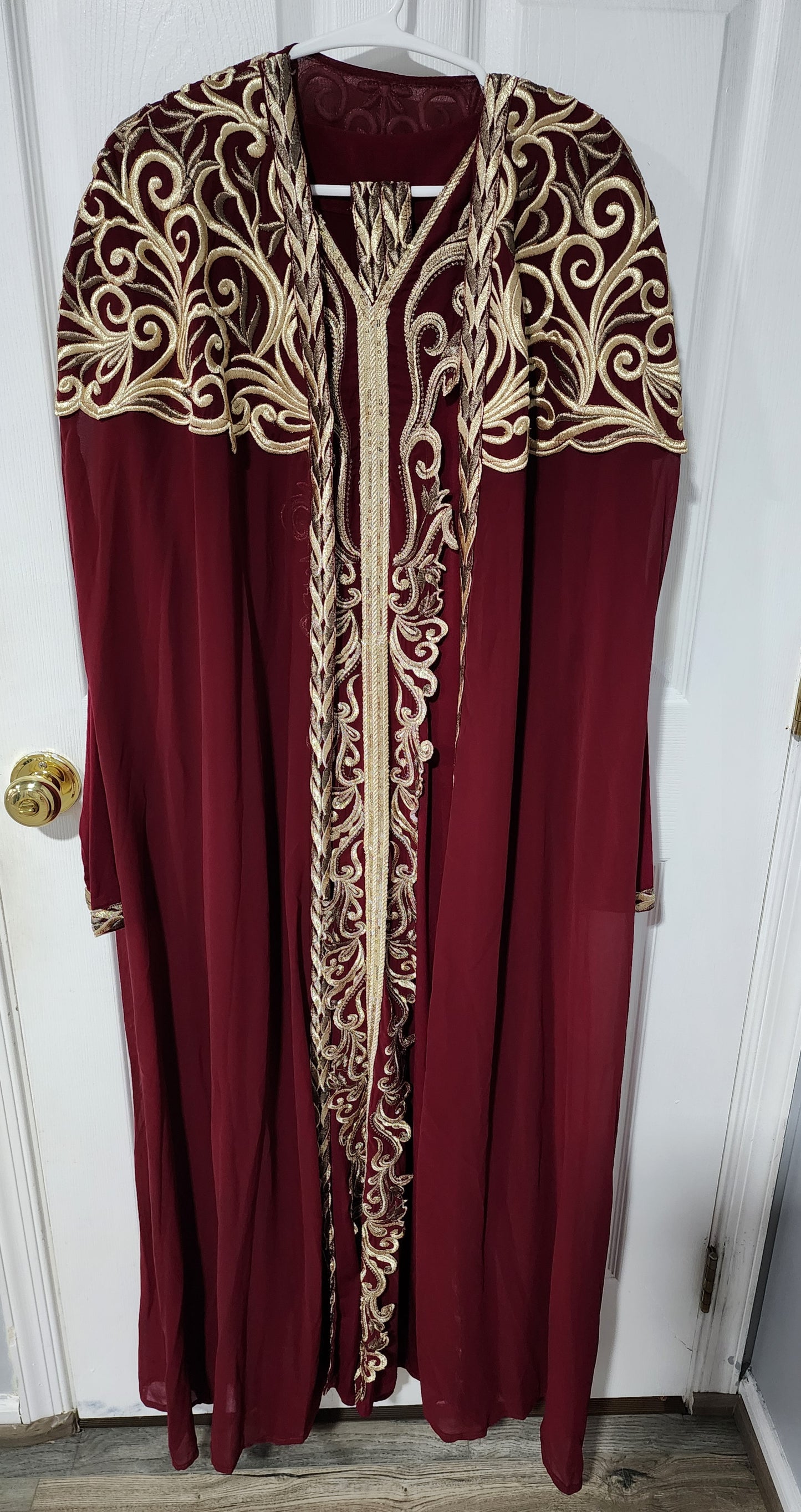 Gold Embroidery Koftan