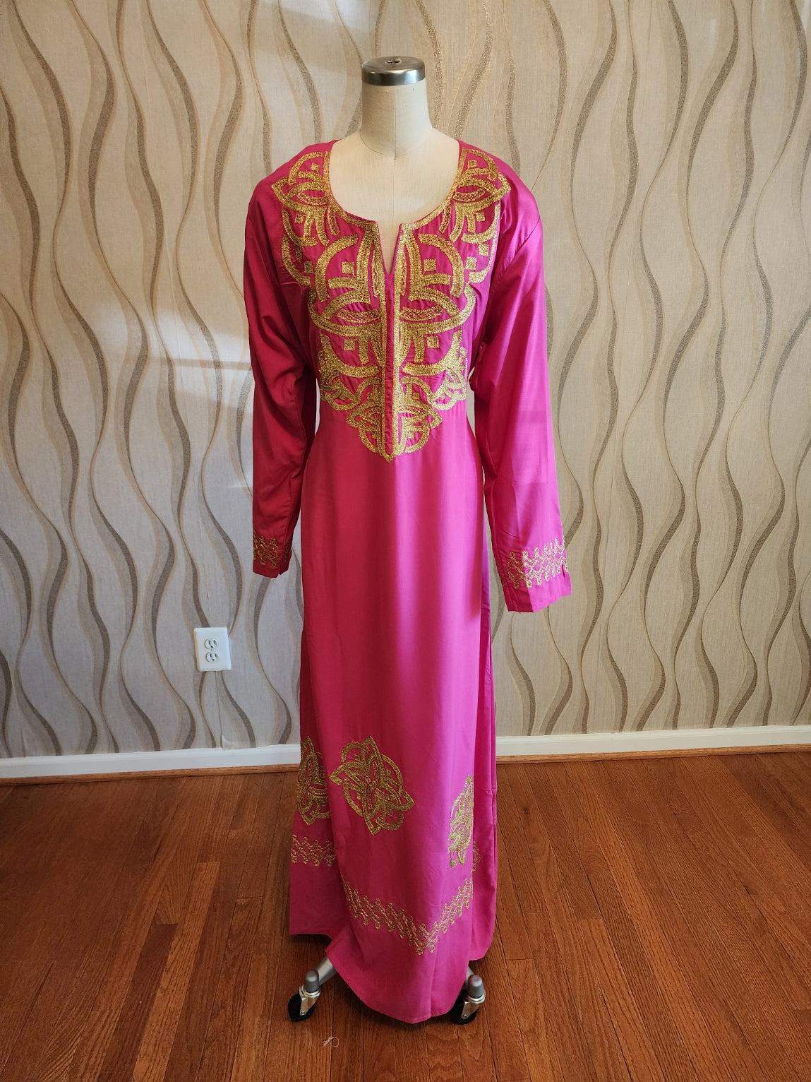 Gold Embroidery Abaya