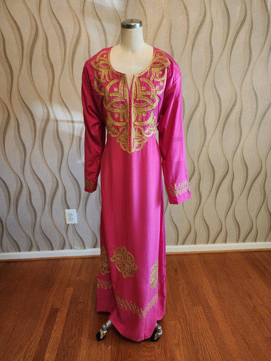 Gold Embroidery Abaya