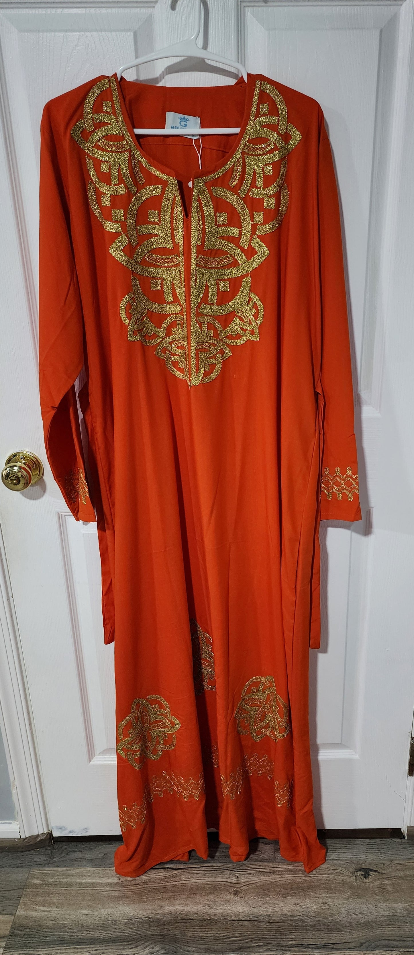 Gold Embroidery Abaya