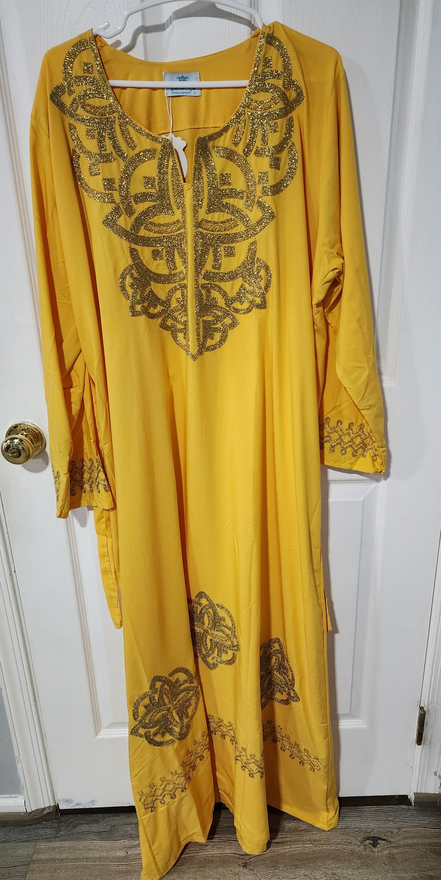 Gold Embroidery Abaya